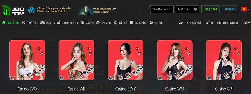 Casino trực tuyến JBO