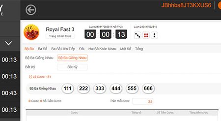 Hướng dẫn cách thức tham gia xổ số Fast 3 tại Jbo 