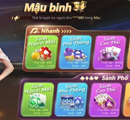 Hướng dẫn cách chơi bài Mậu Binh 3D tại nhà cái JBO