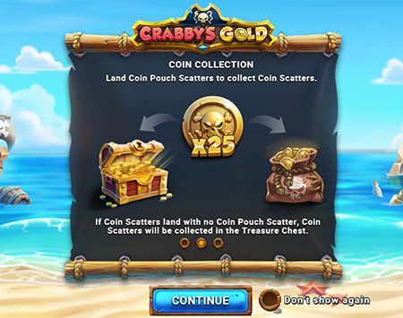 Cùng tìm hiểu tính năng và nhiệm vụ tại Crabby’s Gold slot